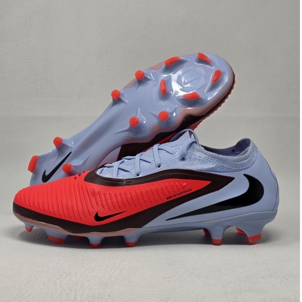 Nike Phantom 6 Low Pro FG Blue Crimson Red HJ4122-400 Men's Size 6 Cleats New